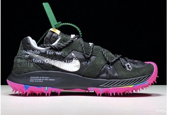CD8179-001 x O-W Nike 5 Zoom Kiger Terra Black 0721